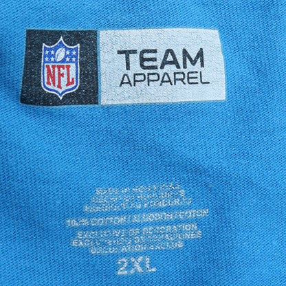 NFL Team Apparel Carolina Panthers Blue 2XL Men's Graphic T-Shirt
