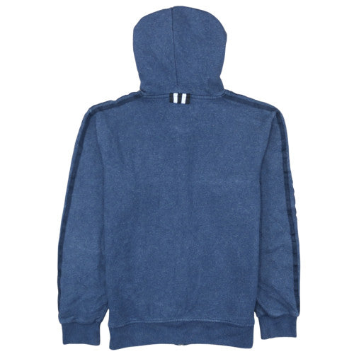 Adidas Men's Blue Full Zip Hoodie S Regular Fit Sportswear
