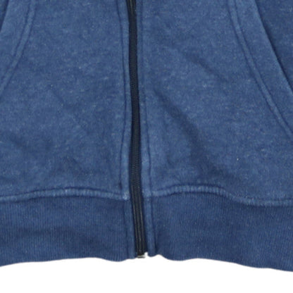 Adidas Men's Blue Full Zip Hoodie S Regular Fit Sportswear