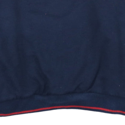 Fila Womens Navy Red Crew Neck Pullover Sweatshirt XL
