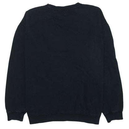 Stussy Men’s Black XL Pullover Crew Neck Fleece Sweatshirt