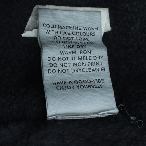 Stussy Men’s Black XL Pullover Crew Neck Fleece Sweatshirt