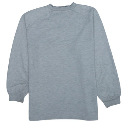 Ellesse Mens Grey V-Neck Pullover Sweatshirt Size M