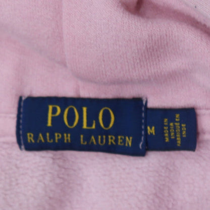 Polo Ralph Lauren Womens Pink Pullover Hoodie Medium Cotton Blend