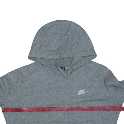Nike Mens Grey Pullover Hoodie Size L Fleece Sportswear