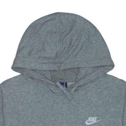 Nike Mens Grey Pullover Hoodie Size L Fleece Sportswear