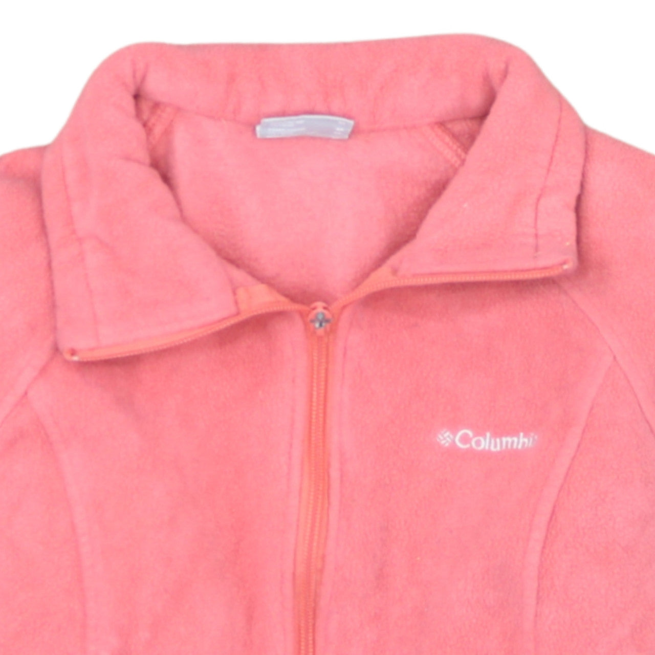 Columbia Women Pink Fleece Full Zip Jacket Size M