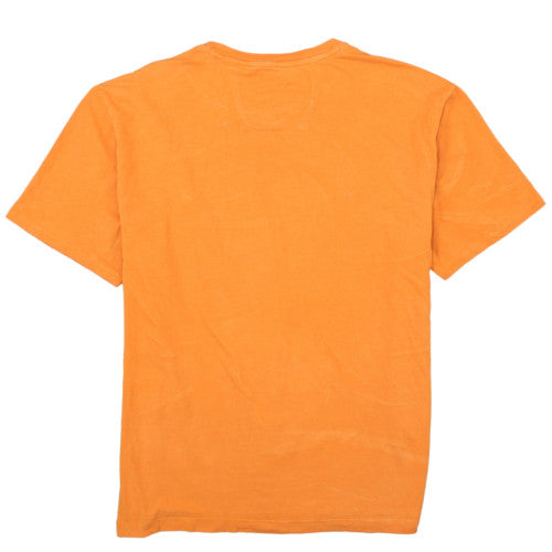 Nautica Men's Orange Performance Cotton Stretch Crew Neck T-Shirt XL