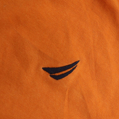 Nautica Men's Orange Performance Cotton Stretch Crew Neck T-Shirt XL