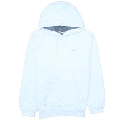 Nike Womens White Small Pullover Hoodie Sweatshirt Cotton Blend