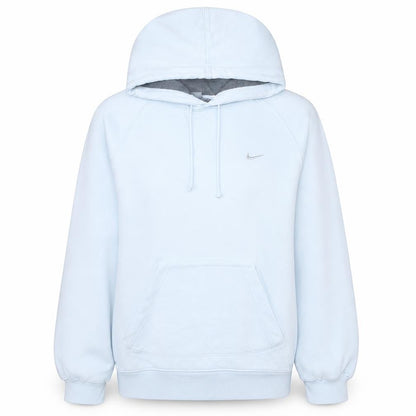 Nike Womens White Small Pullover Hoodie Sweatshirt Cotton Blend
