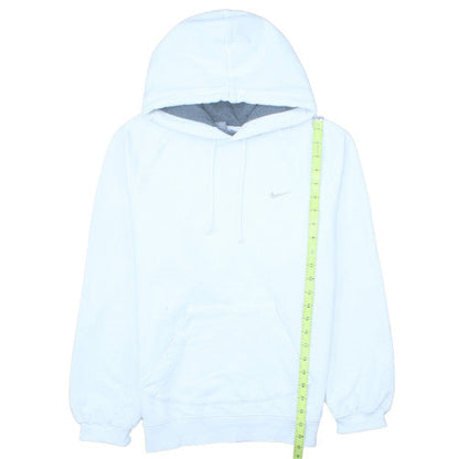 Nike Womens White Small Pullover Hoodie Sweatshirt Cotton Blend