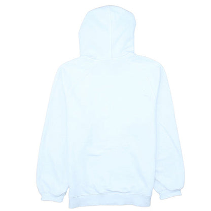 Nike Womens White Small Pullover Hoodie Sweatshirt Cotton Blend