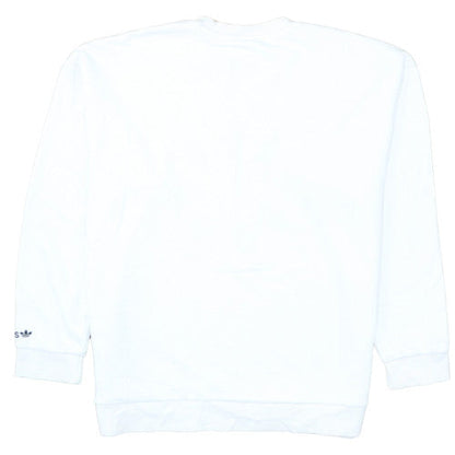 Adidas Women's White Crew Neck Pullover Sweatshirt Size 3XL