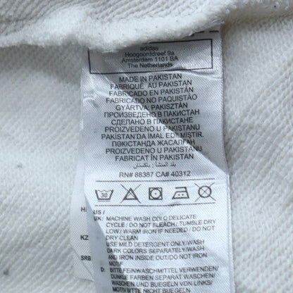 Adidas Women's White Crew Neck Pullover Sweatshirt Size 3XL