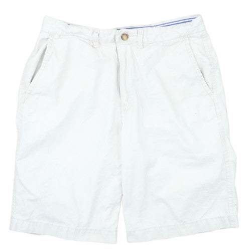 Tommy Hilfiger Men's White Chino Shorts Size 32 Regular Cotton