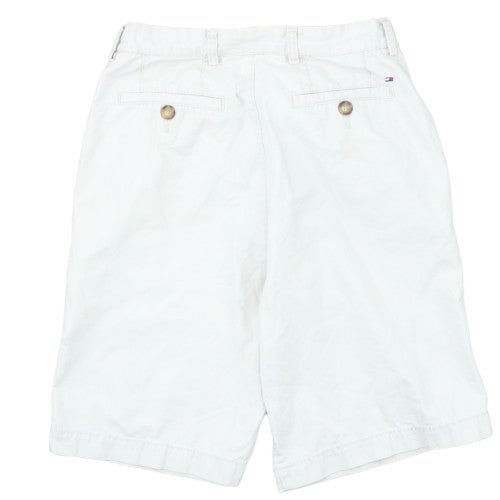 Tommy Hilfiger Men's White Chino Shorts Size 32 Regular Cotton