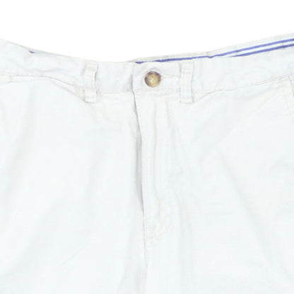 Tommy Hilfiger Men's White Chino Shorts Size 32 Regular Cotton
