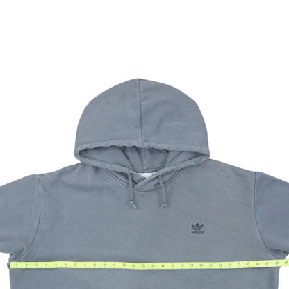 Adidas Men’s Grey Pullover Hoodie 2XL Regular Fit Fleece Sweatshirt