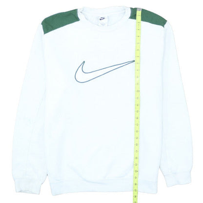 Nike Men's White Long Sleeve Pullover Sweatshirt Size L