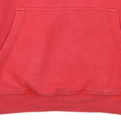 Adidas Men's Red Pullover Hoodie Fleece Medium Regular Fit