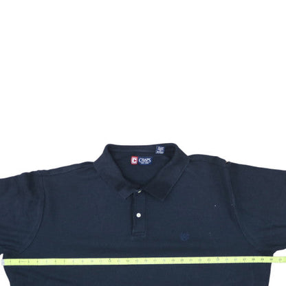 Chaps Men's Blue 3XL Big & Tall Cotton Polo Shirt