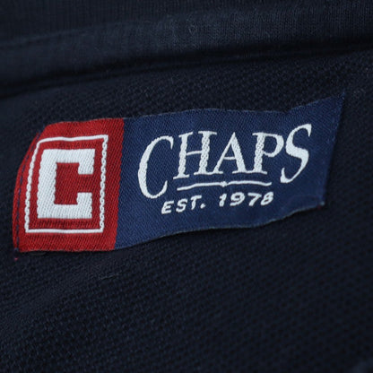 Chaps Men's Blue 3XL Big & Tall Cotton Polo Shirt