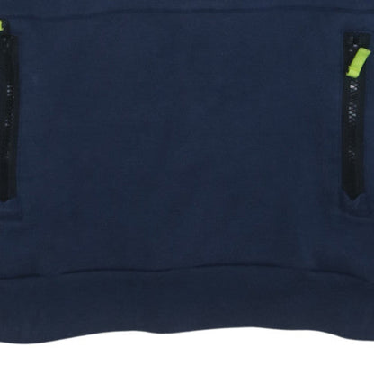 Umbro Men Blue Ireland Pullover Hoodie L Sports Fleece Sweatshirt