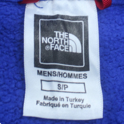 The North Face Men's Blue Pullover Hoodie Size S Cotton Outdoor Sweatshirt