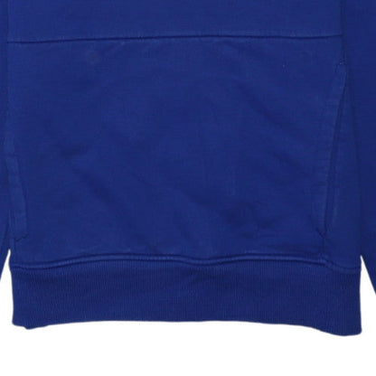 The North Face Men's Blue Pullover Hoodie Size S Cotton Outdoor Sweatshirt