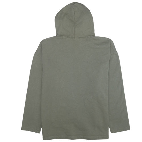 Nike Men's Green Pullover Hoodie M Regular Fit Fleece Logo