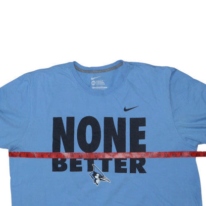 Nike Men's Blue 'None Better' Graphic Regular Fit T-Shirt XXL