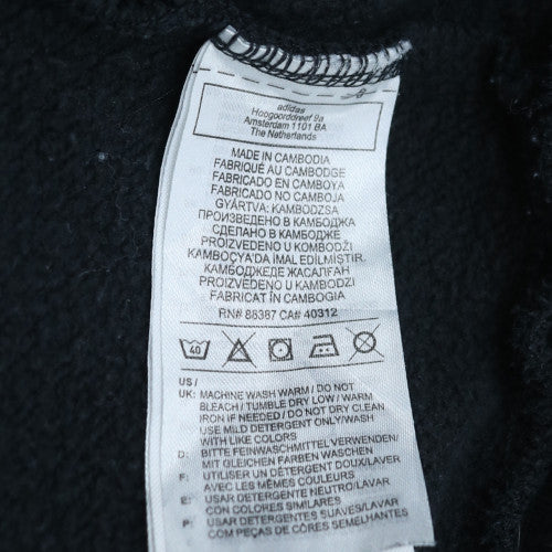 Adidas Men's Black XL Pullover Fleece Hoodie Sportswear
