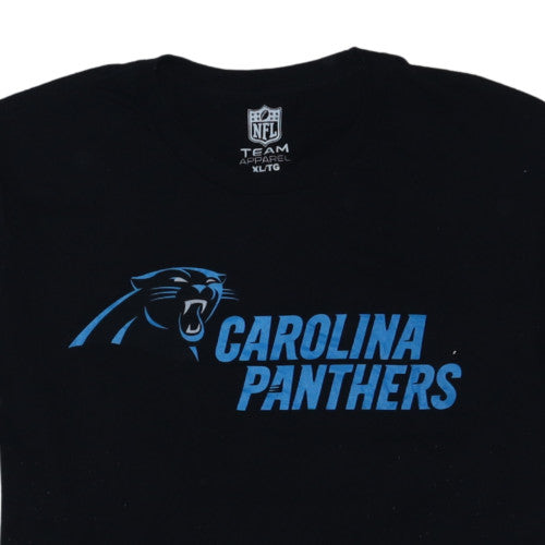 NFL Team Apparel Carolina Panthers Men's Black XL T-Shirt
