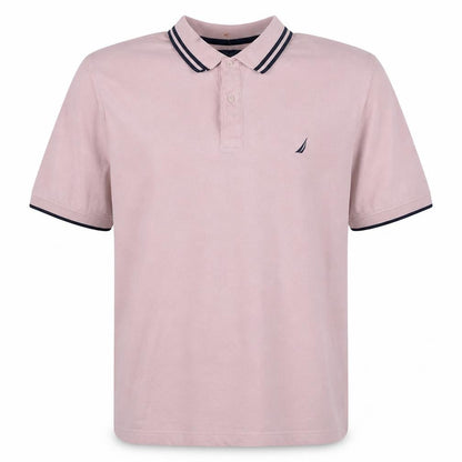 Nautica Men's Pink Short Sleeve Classic Fit Polo Shirt XXL