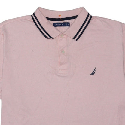 Nautica Men's Pink Short Sleeve Classic Fit Polo Shirt XXL