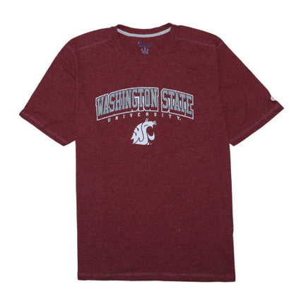Champion Men's Maroon Washington State University Crew Neck T-Shirt XL
