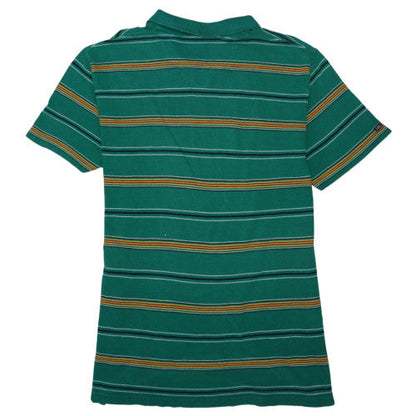 Chaps Ralph Lauren Mens Green Striped Polo Shirt Size 2XL