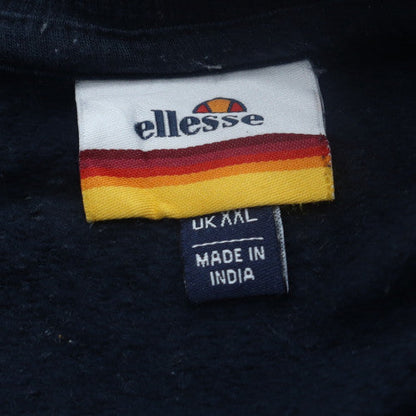 Ellesse Mens Navy Blue Crew Neck Sweatshirt XXL Classic Logo