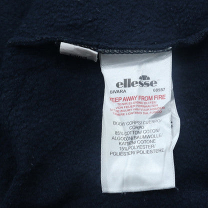 Ellesse Mens Navy Blue Crew Neck Sweatshirt XXL Classic Logo