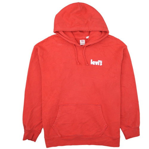 Levi's Men's Red Relaxed Fit Pullover Hoodie XXL