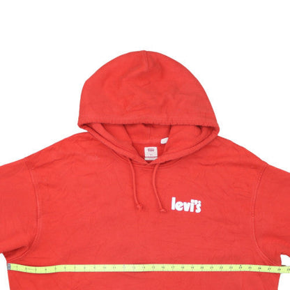 Levi's Men's Red Relaxed Fit Pullover Hoodie XXL
