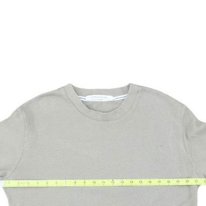 Calvin Klein Jeans Men's Grey Knit Pullover Sweatshirt M