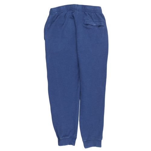 Nike Men's Blue Fleece Sweatpants M Regular Fit Elastic Waist