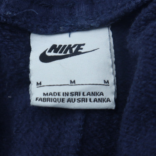 Nike Men's Blue Fleece Sweatpants M Regular Fit Elastic Waist