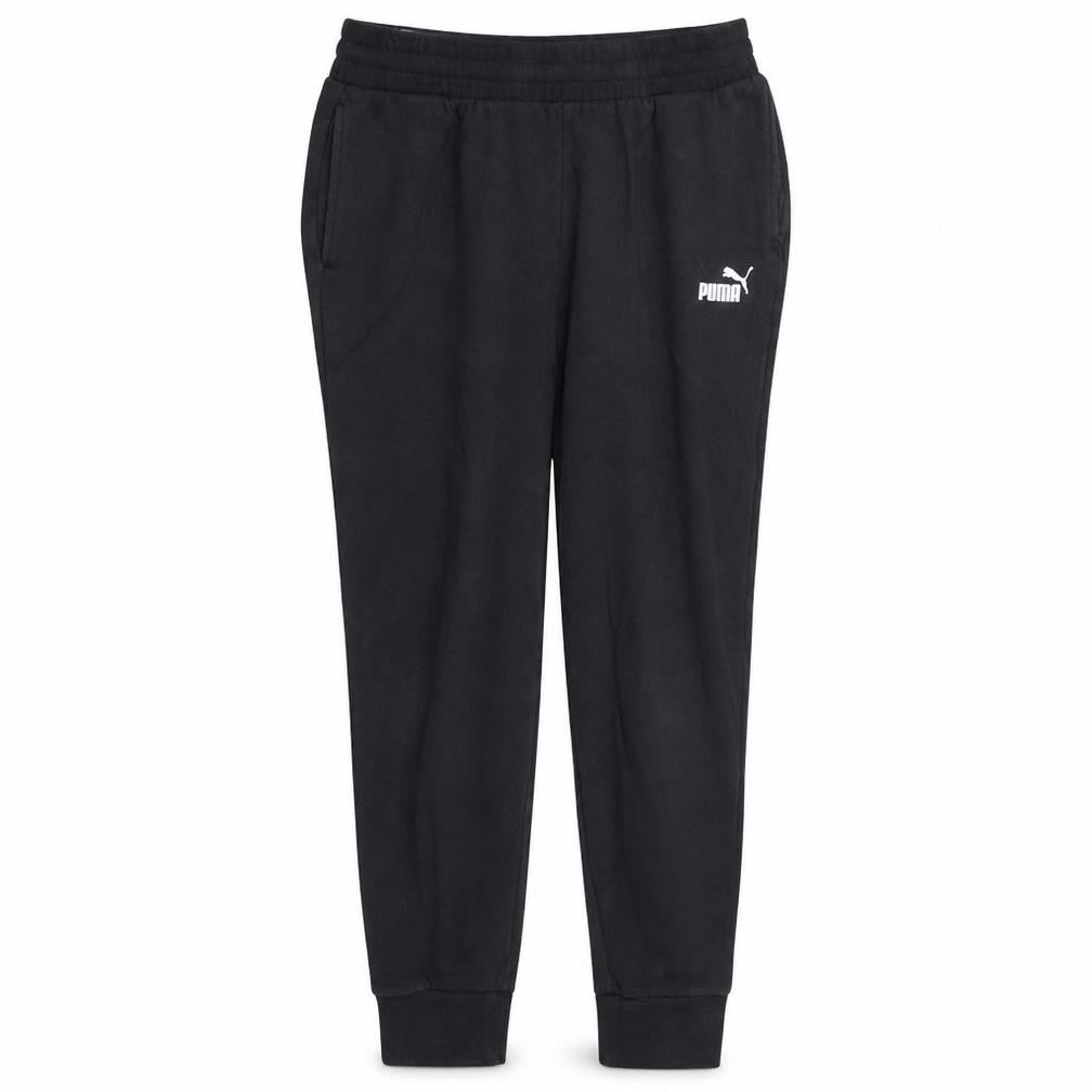 Puma Men’s Black Jogger Sweatpants M Regular Fit Tapered Cotton Blend
