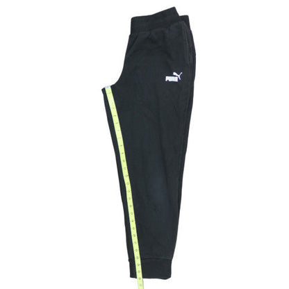Puma Men’s Black Jogger Sweatpants M Regular Fit Tapered Cotton Blend