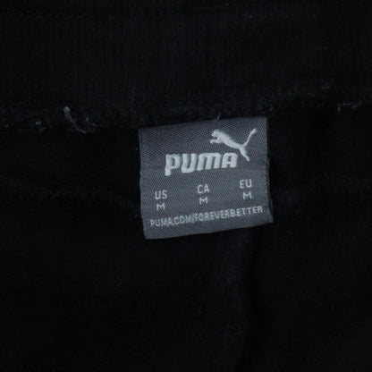 Puma Men’s Black Jogger Sweatpants M Regular Fit Tapered Cotton Blend