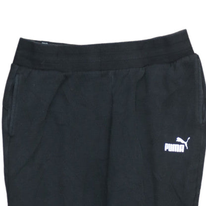 Puma Men’s Black Jogger Sweatpants M Regular Fit Tapered Cotton Blend