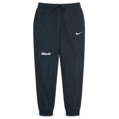 Nike Men's Black Jogger Sweatpants L Fleece Cuffed Tapered